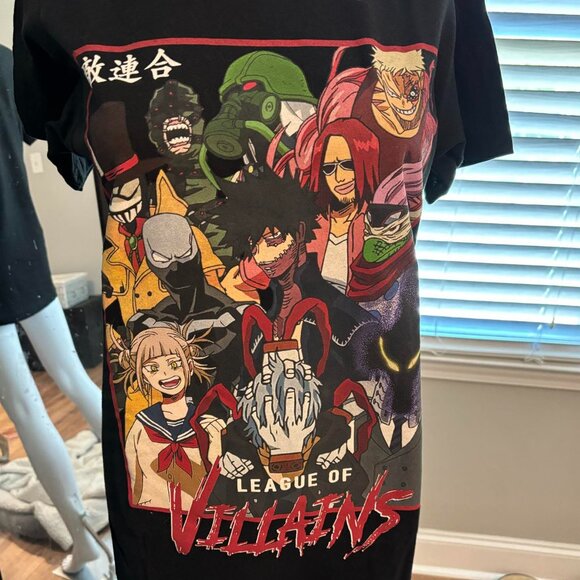 My Hero Academia Anime League of Villans Shirt Size Small - Picture 1 of 4